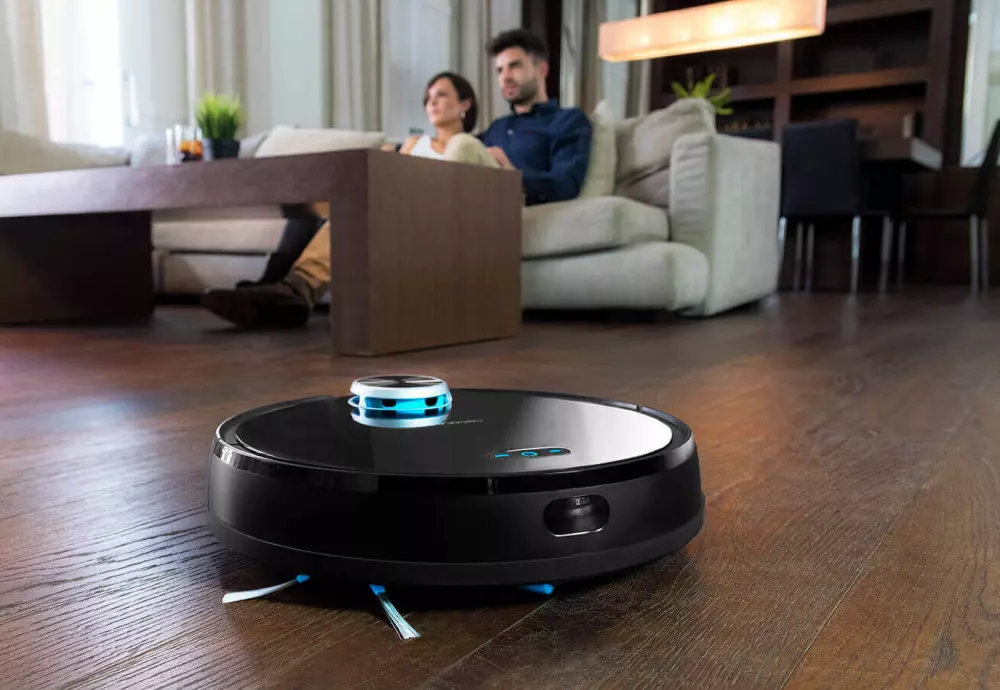 robotic floor mop and vacuum cleaner